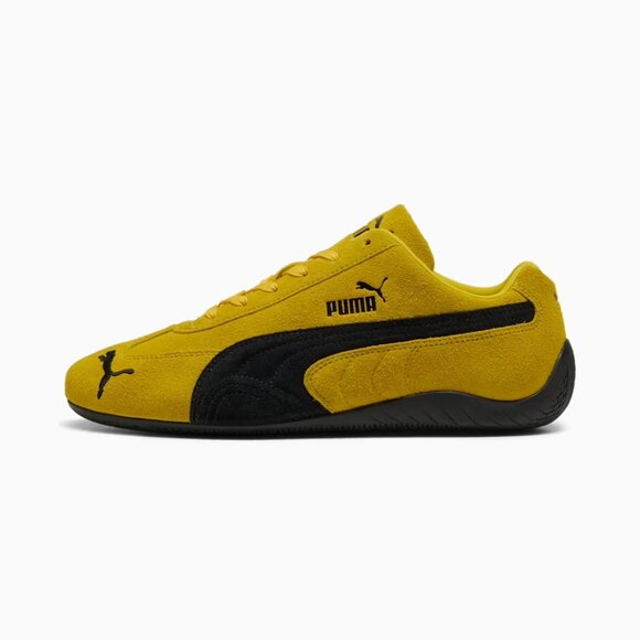 Puma Women's Speedcat OG Pelé Yellow-PUMA Black - 8 WOMENS YELLOW - Picture 1 of 4
